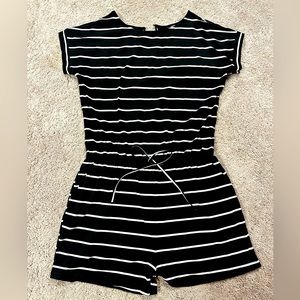EUC striped romper